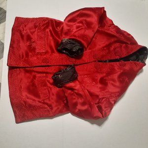 Satin reversible Chinese jacket